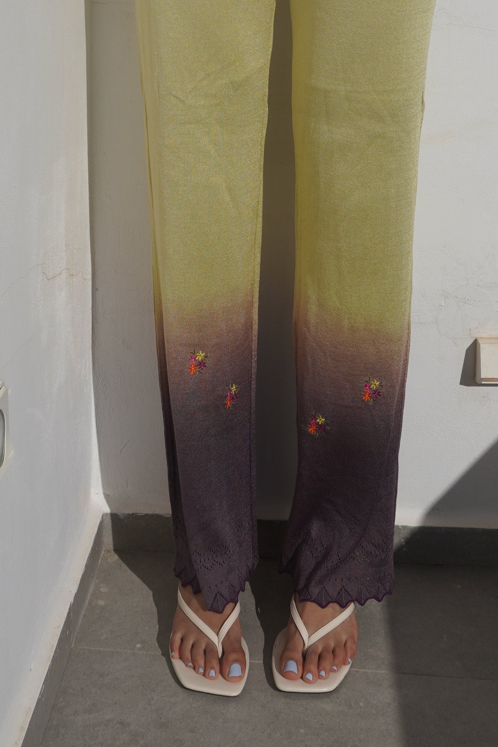 Tricot Chic Ombré Knit Pants