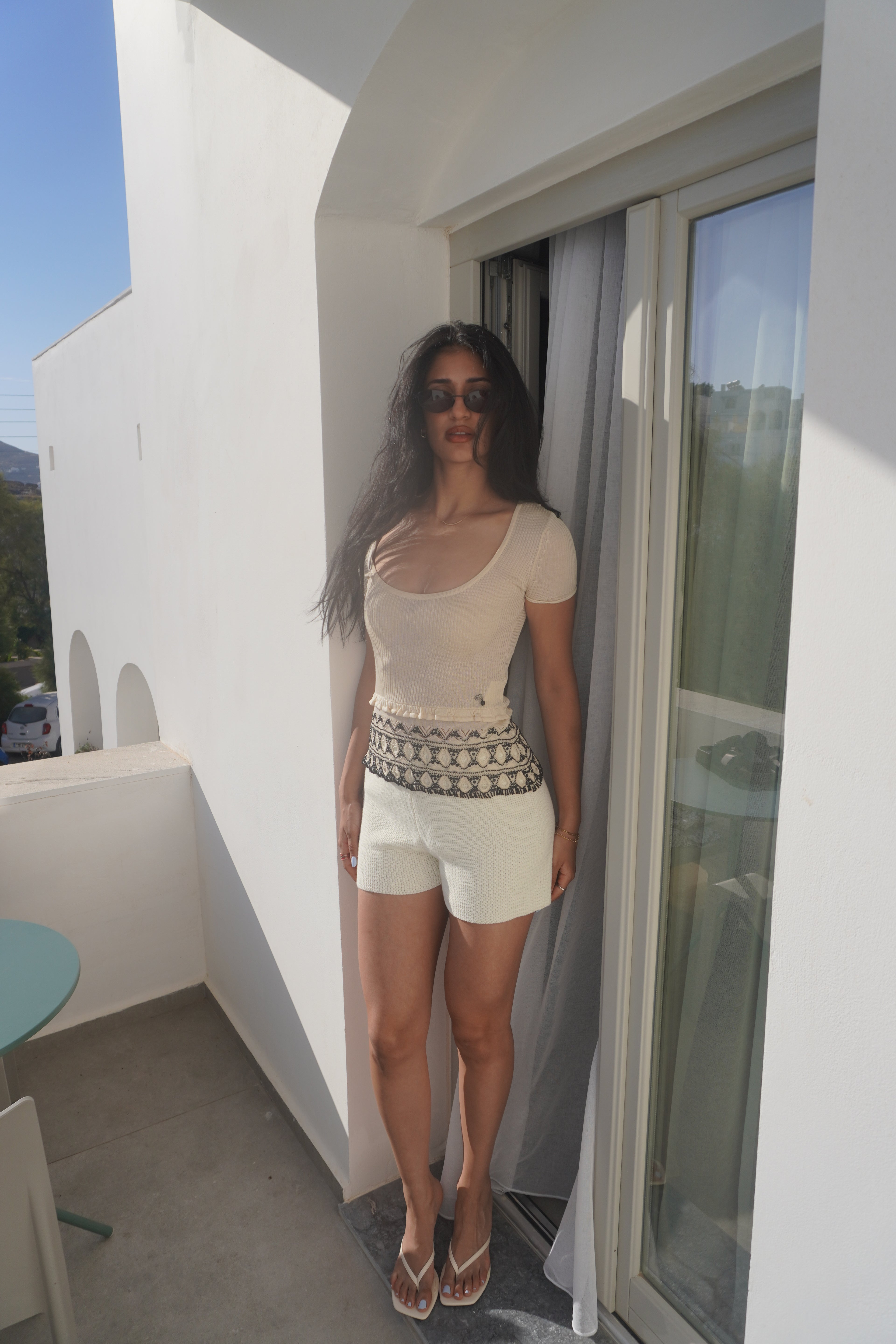 Roberto Scarpa Layered Knit Blouse