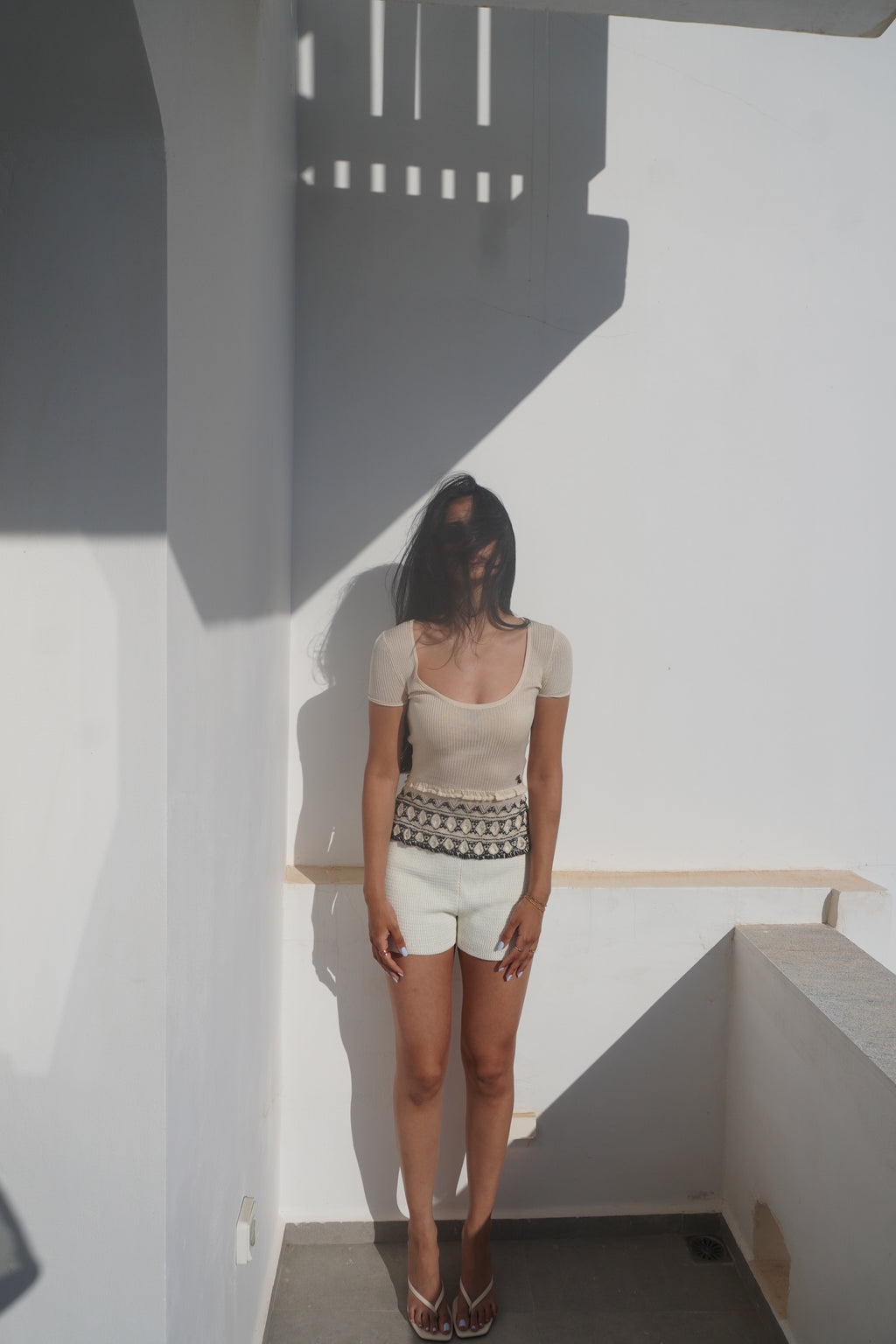 Roberto Scarpa Layered Knit Blouse