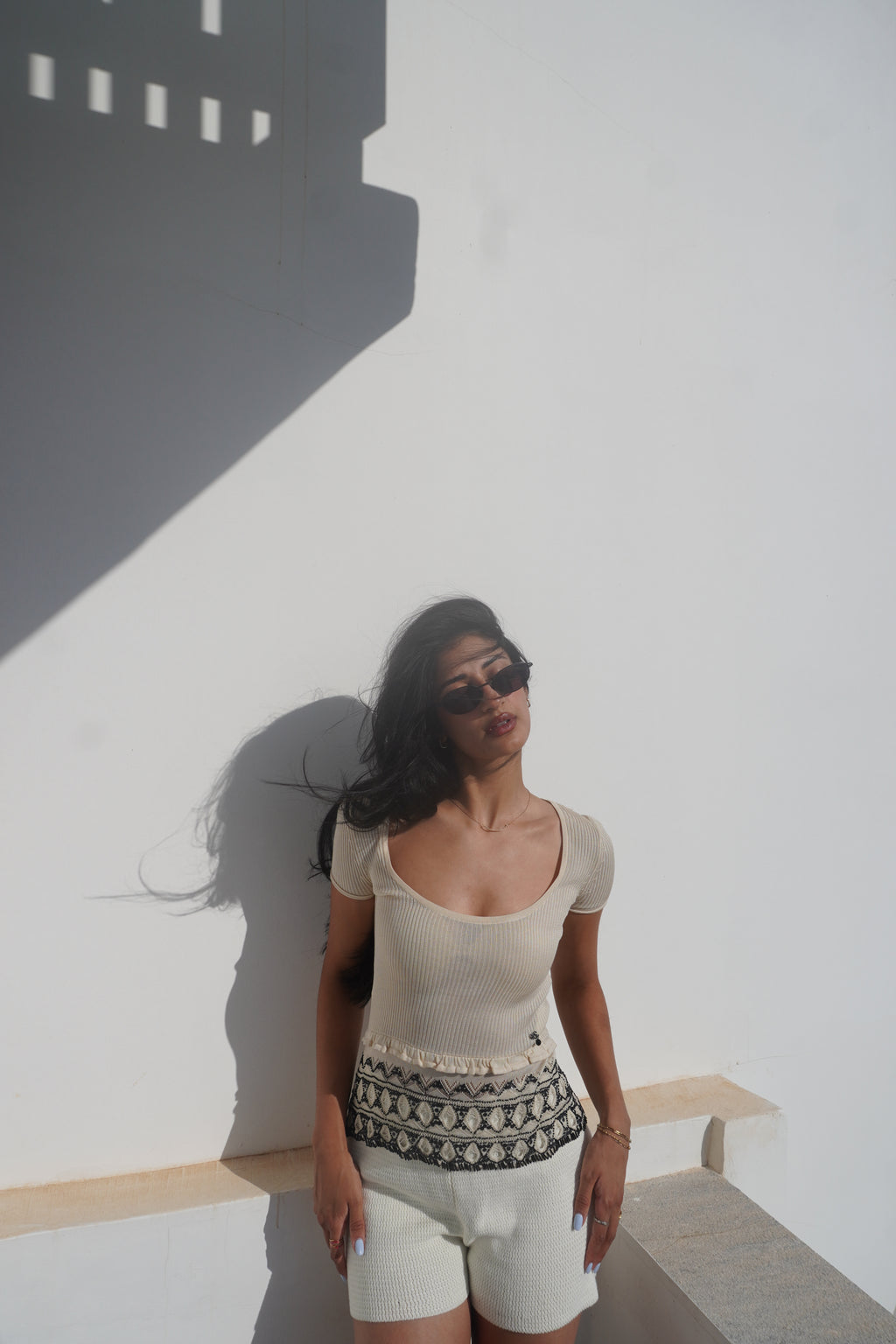Roberto Scarpa Layered Knit Blouse
