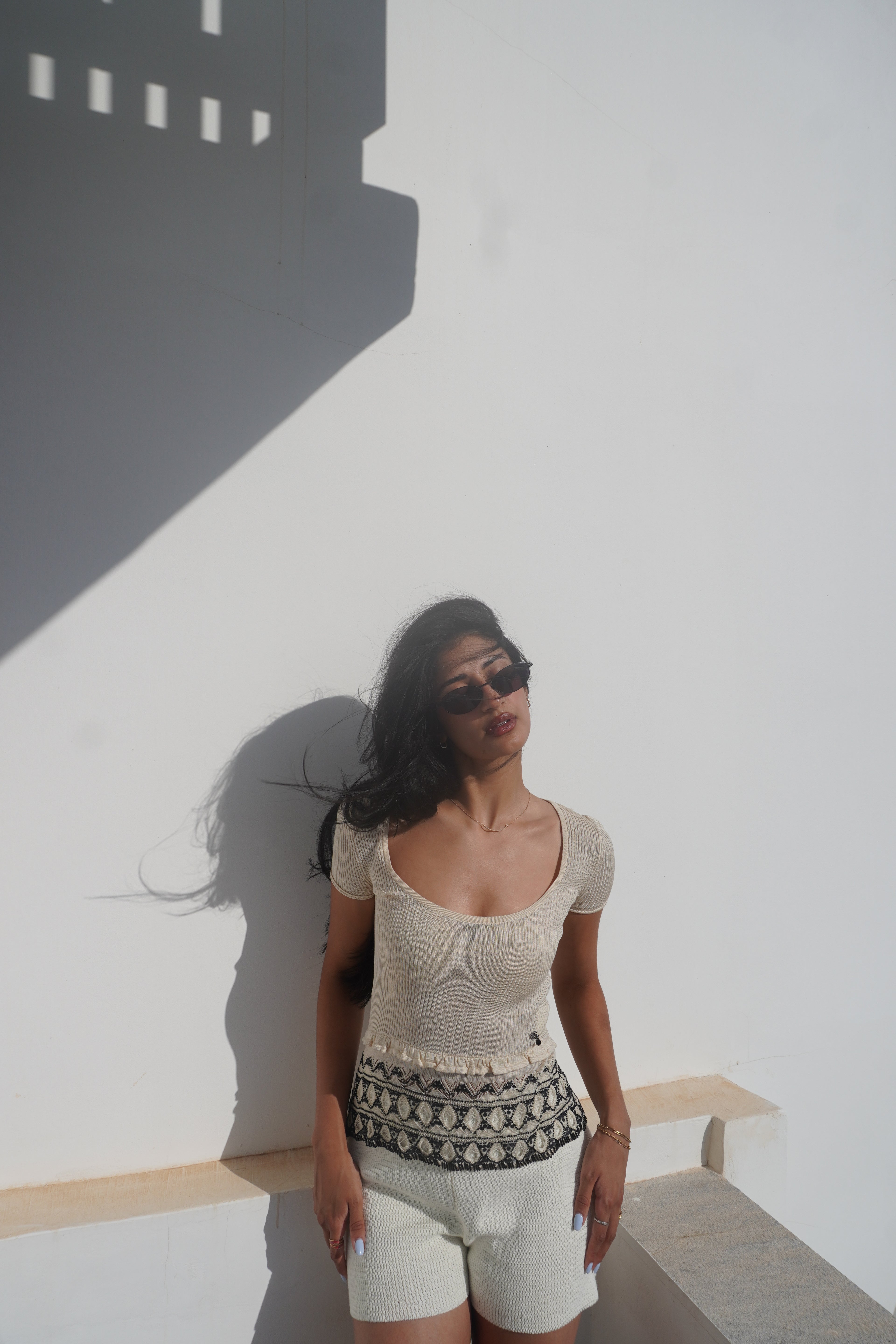Roberto Scarpa Layered Knit Blouse