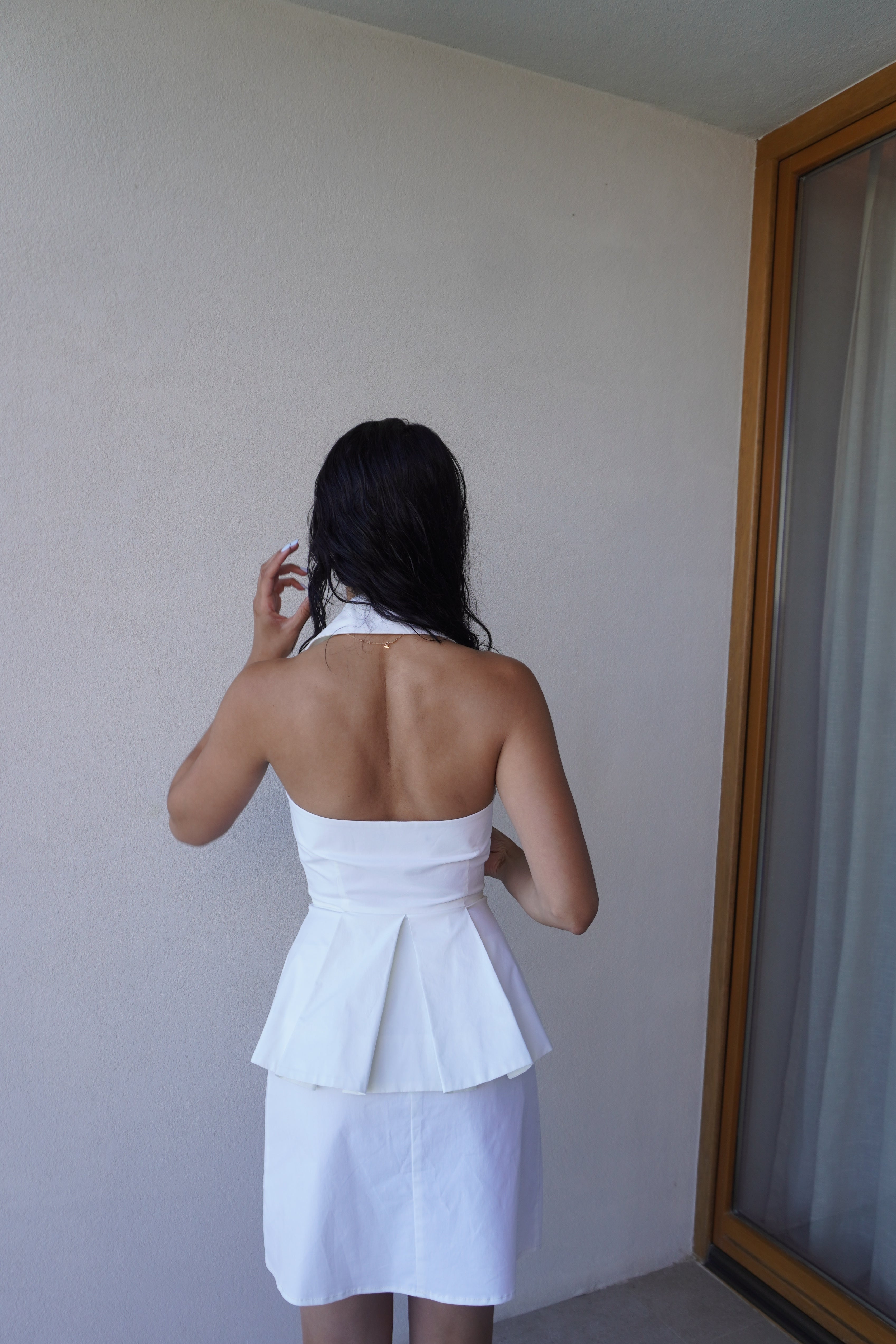 Mariagrazia Panizzi Structured Halter & Skirt Set