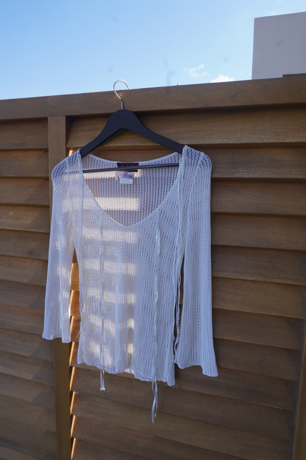 Gai Mattiolo Ribbon Detail Knit Top