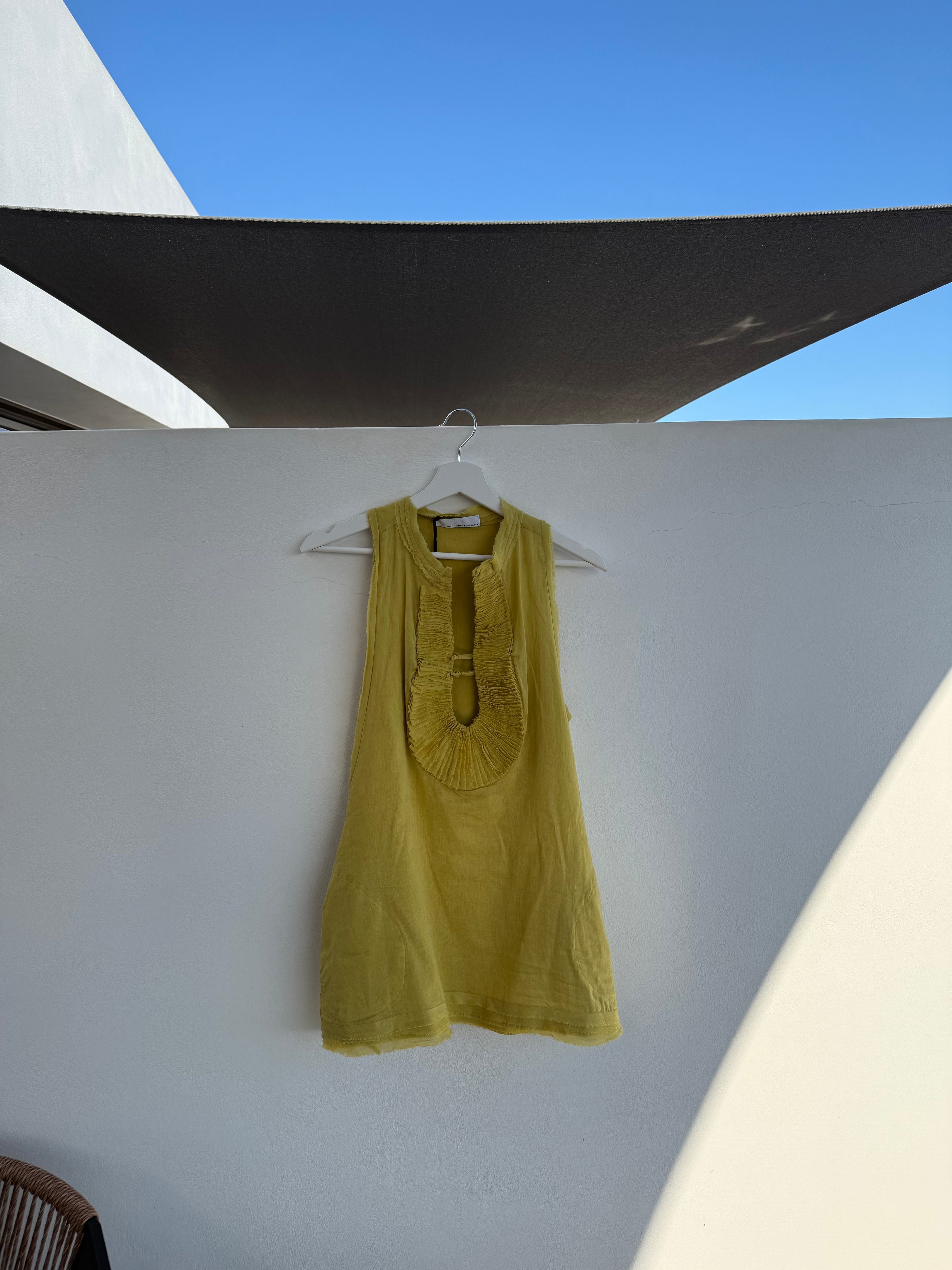Compagnia Italiana Ruffle Halter Top
